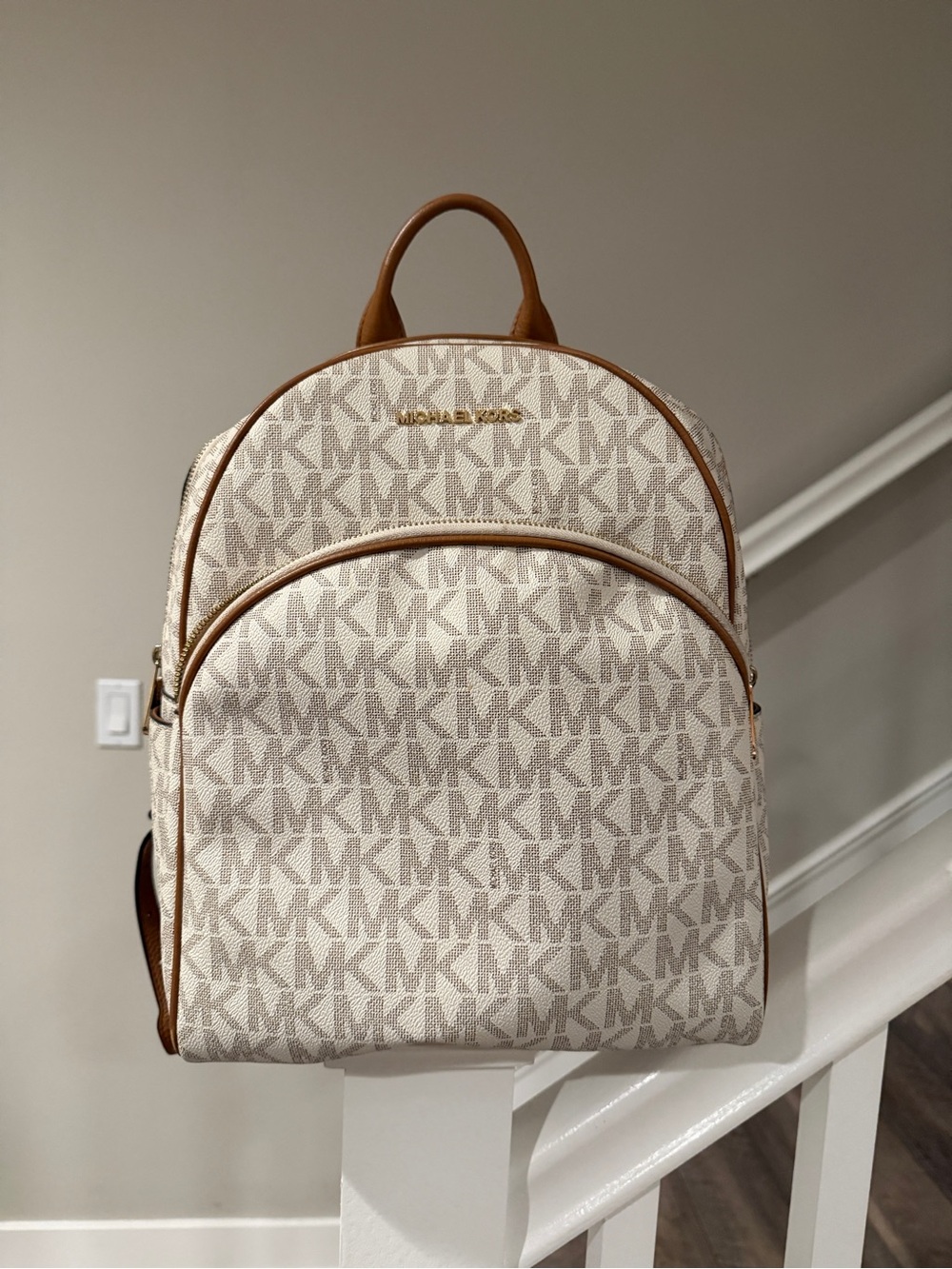 Michael Kors Abbey Logo Backpack